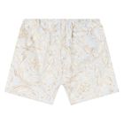 Baby Boys Ivory & Blue Barocco Shorts Set, 1, hi-res