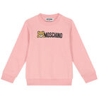 Pink Teddy Bear Logo Sweatshirt, 3, hi-res