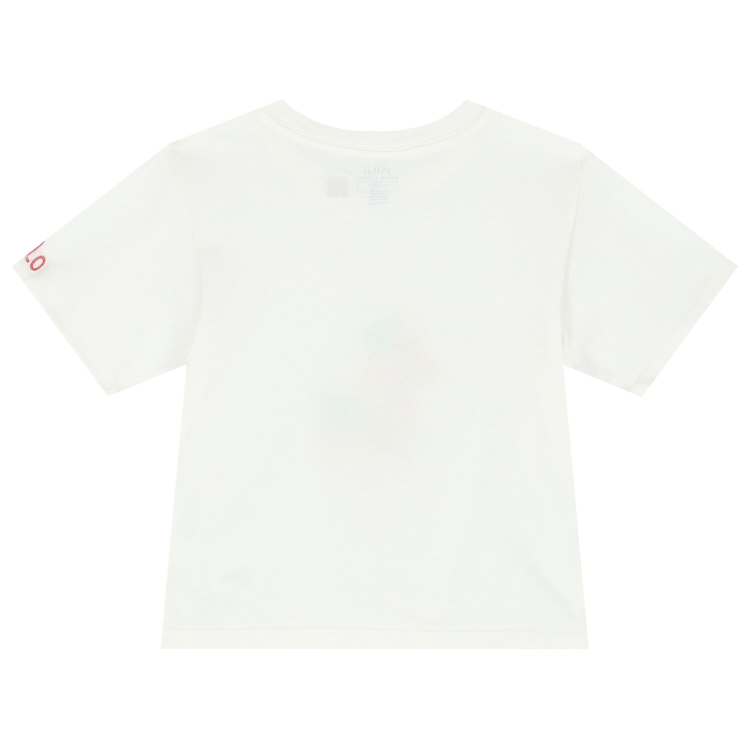 Girls White Logo T-Shirt, 2, hi-res