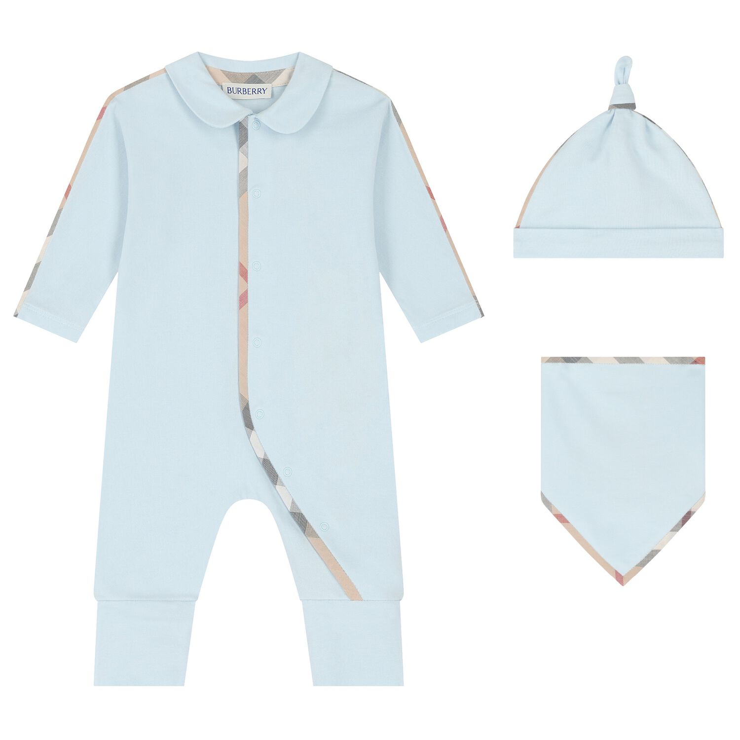 Blue Romper Baby Gift Set, 1, hi-res