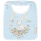 Blue & Pink Spring Bunny Baby Carr&eacute; Swaddle & Bib Gift Set, 1, hi-res