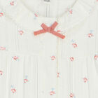 Baby Girls Ivory Floral Babygrow, 1, hi-res