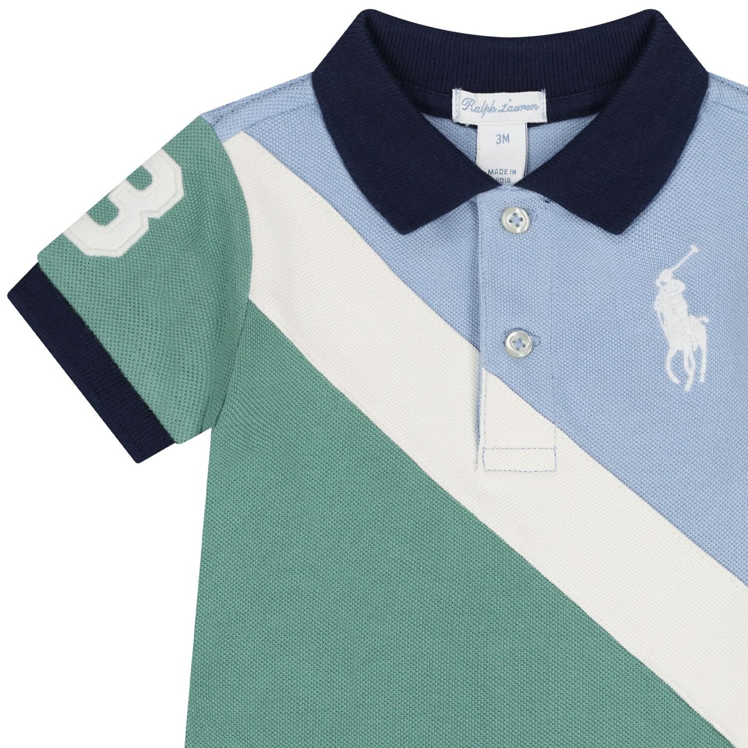 Baby Multi-Coloured Logo Shorts Set, 1, hi-res