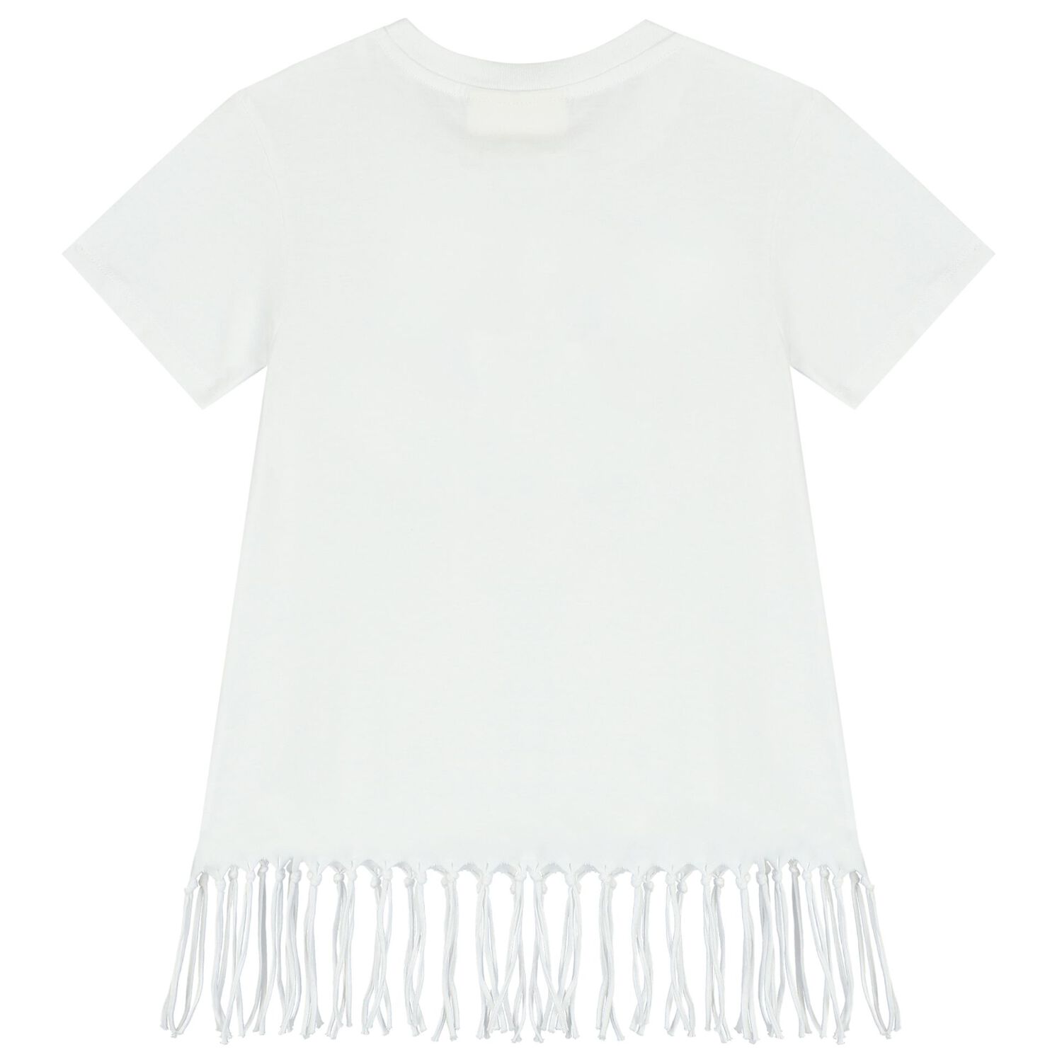 Girls White Logo Dress, 1, hi-res image number null