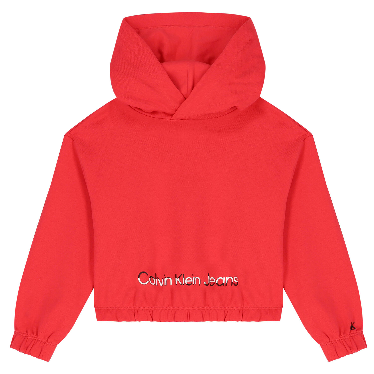 Girls Pink Logo Hooded Top, 1, hi-res image number null