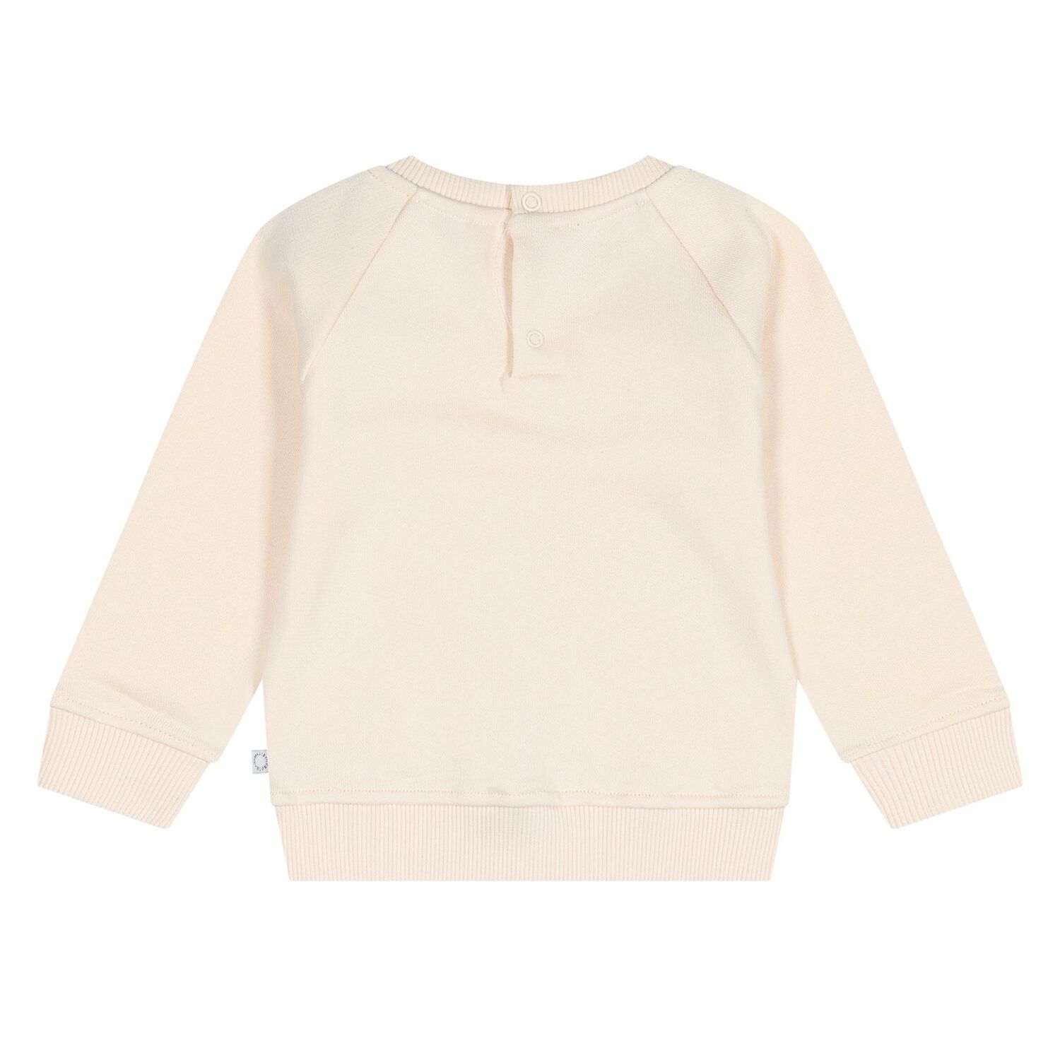 Younger Girls Beige Horse Logo Sweatshirt, 1, hi-res