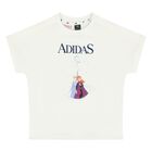 Younger Girls Ivory & Purple Disney Shorts Set, 1, hi-res