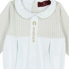 Baby Boys Blue Logo Babygrow, 2, hi-res