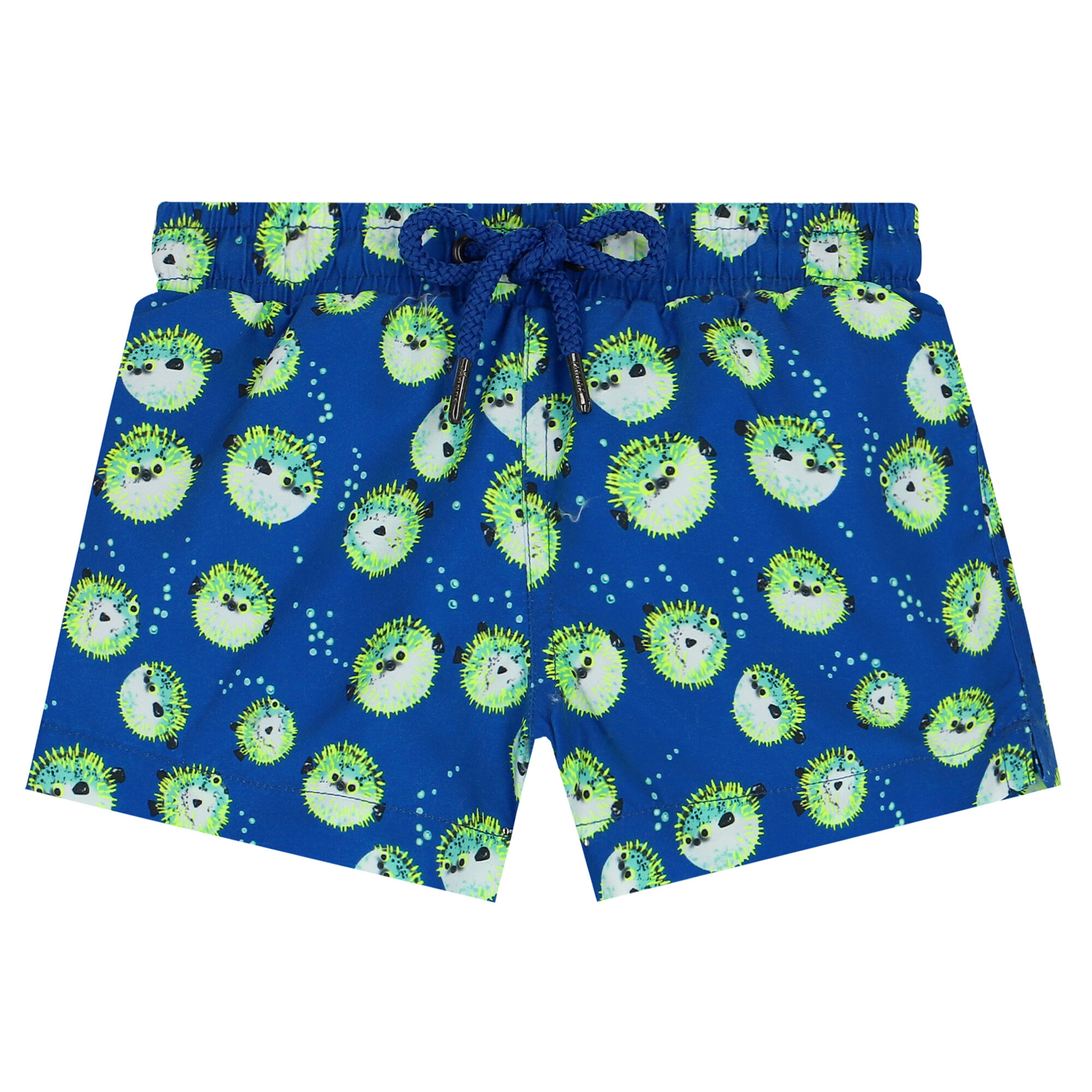 Sunuva Baby Boys Blue Puffer Fish Swim Shorts Junior Couture UK