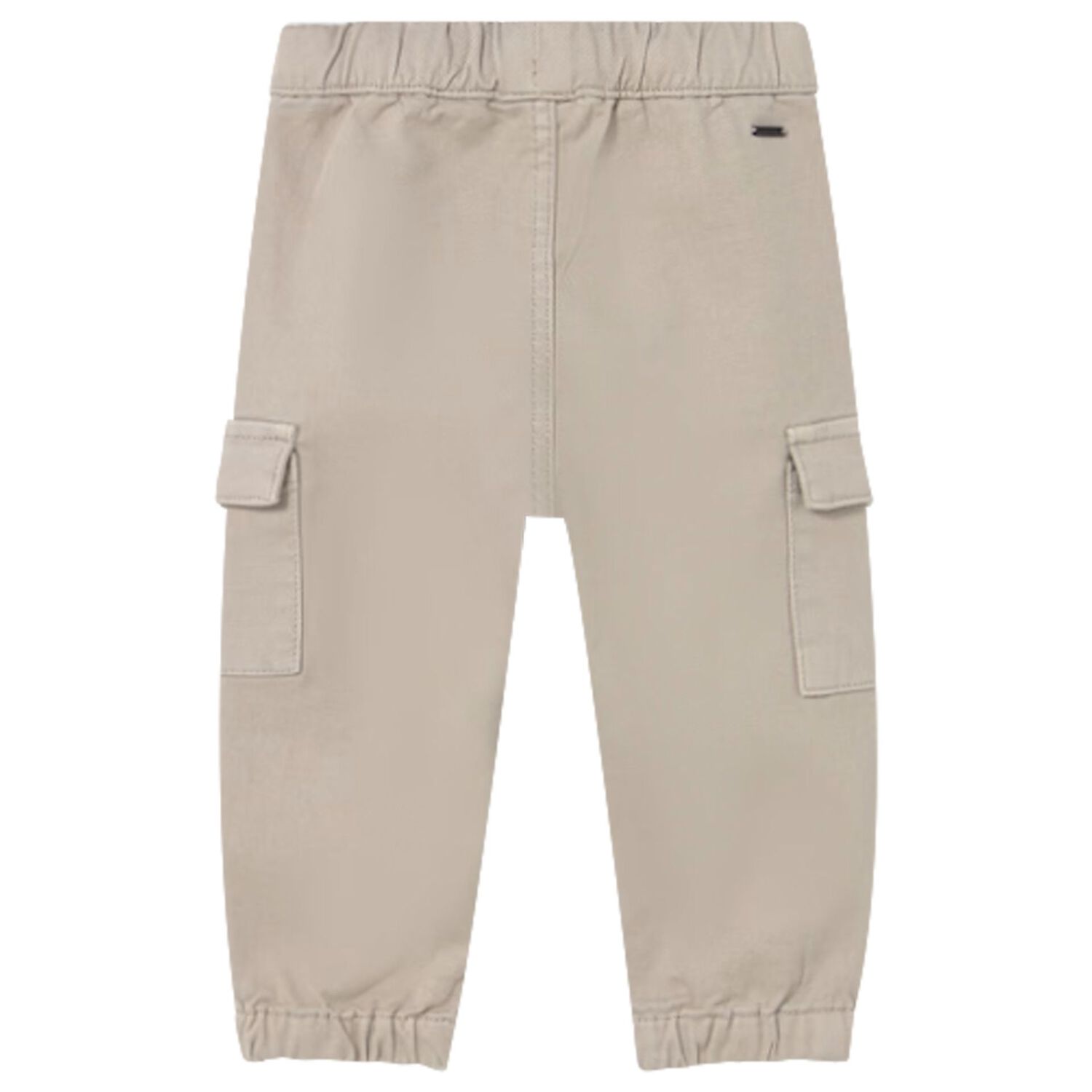 Younger Boys Beige Cargo Joggers, 2, hi-res