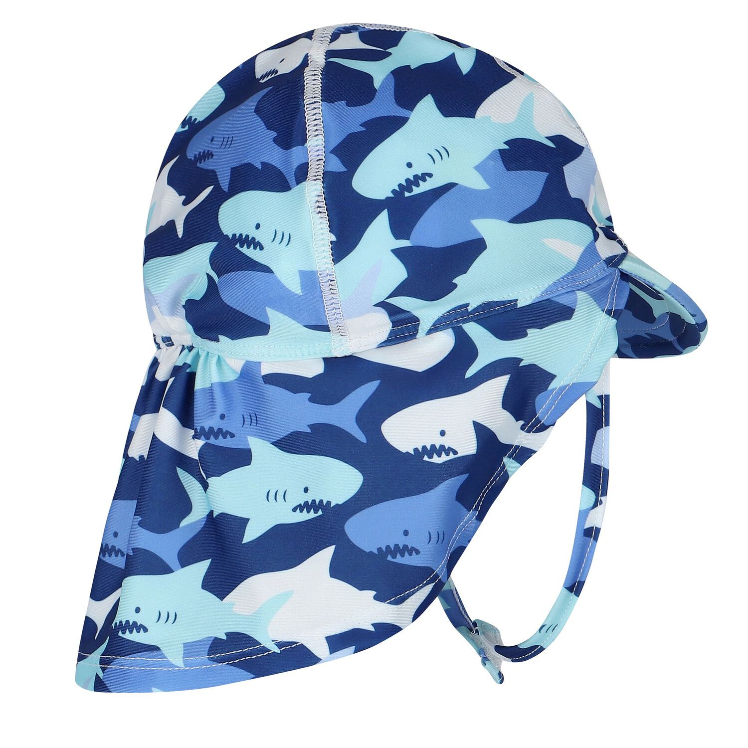 Boys Blue Swim Hat, 1, hi-res image number null