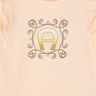 Baby Girls Pink Logo Babygrow, 1, hi-res