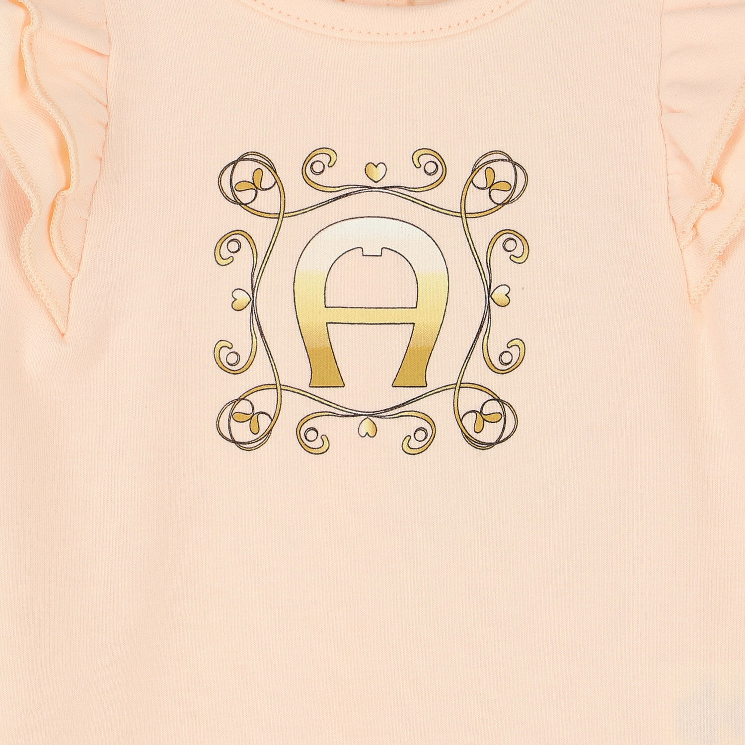 Baby Girls Pink Logo Babygrow, 1, hi-res
