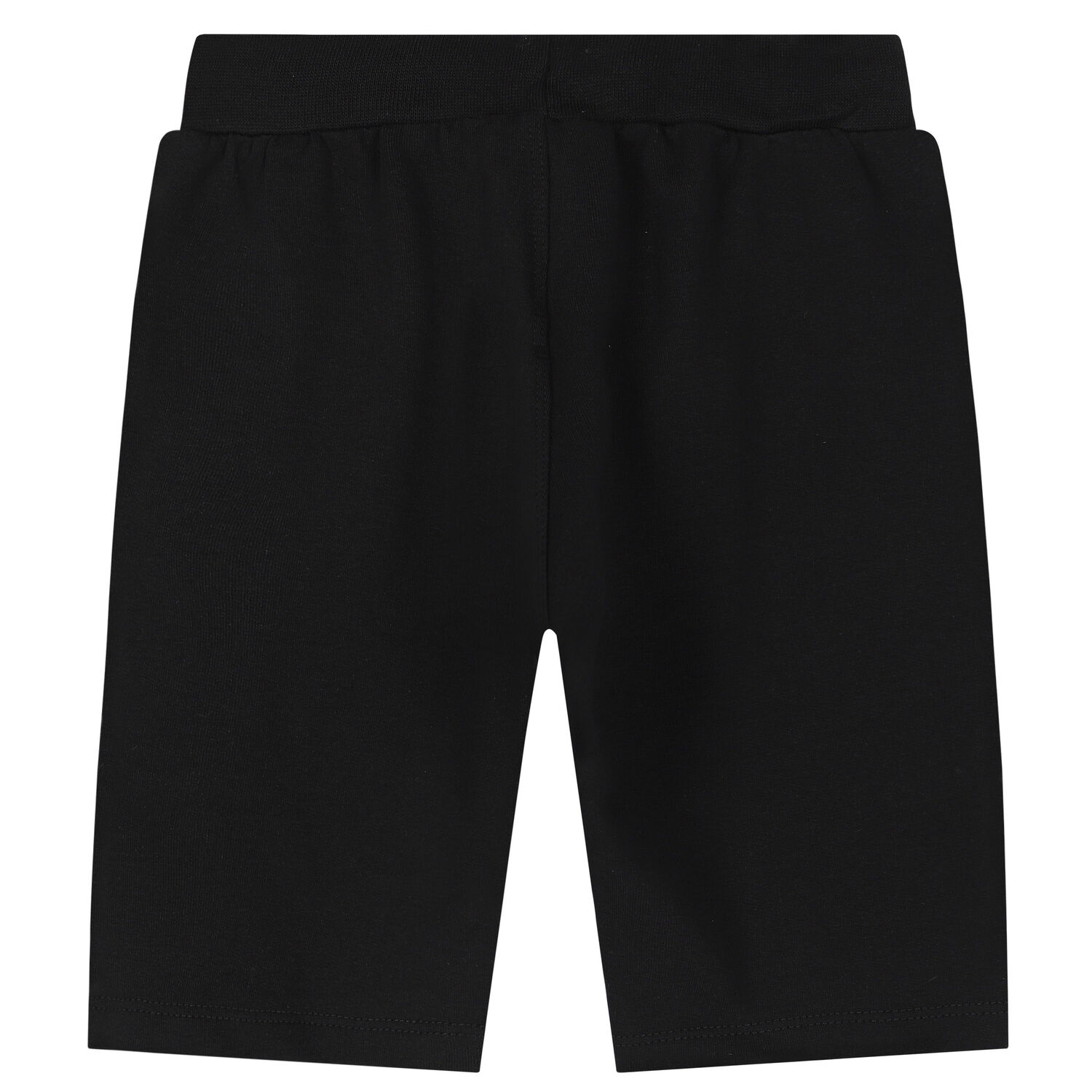 Younger Boys Black Logo Shorts, 1, hi-res