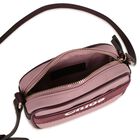 Girls Purple Logo Shoulder Bag, 1, hi-res