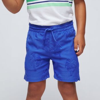 Boys Blue Palm Tree Shorts