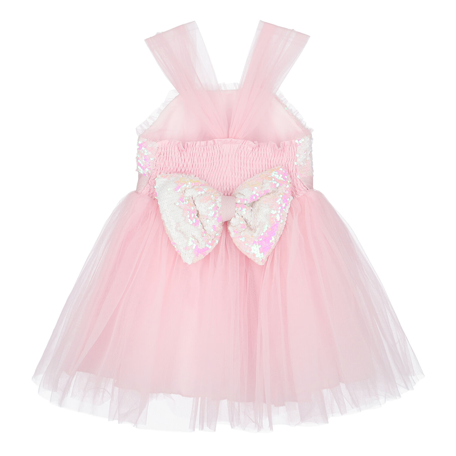 Girls Pink Sequin Dress, 1, hi-res