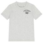 Boys Grey Logo T-Shirt, 2, hi-res