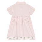 Younger Girls Pink Logo Dress, 1, hi-res