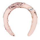 Girls Pink Sequin Headband, 1, hi-res