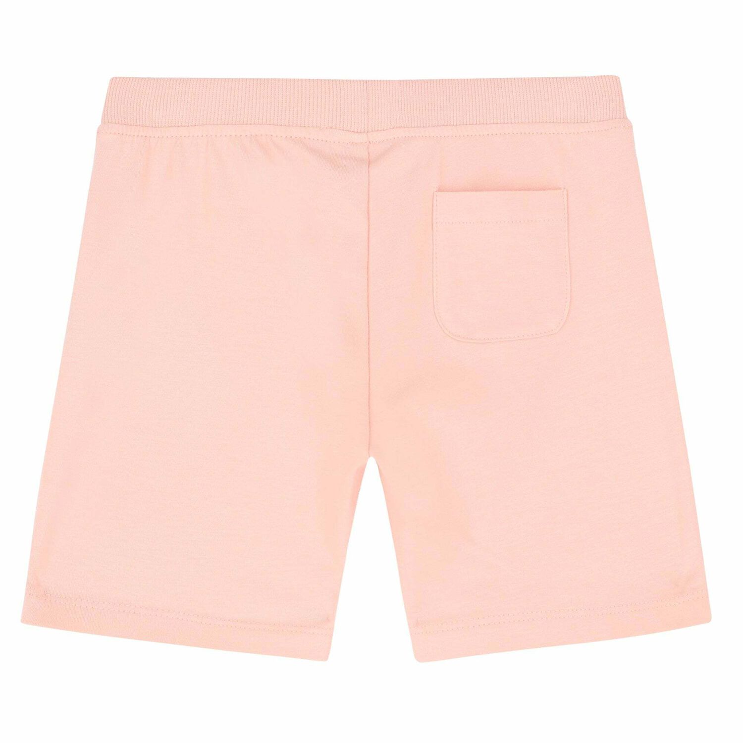 Younger Girls Pink Logo Shorts, 1, hi-res