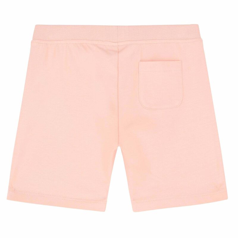 Younger Girls Pink Logo Shorts, 1, hi-res image number null