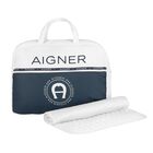 White & Navy Logo Baby Changing Bag, 1, hi-res