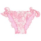 Girls Pink & White Jungle Bikini, 1, hi-res