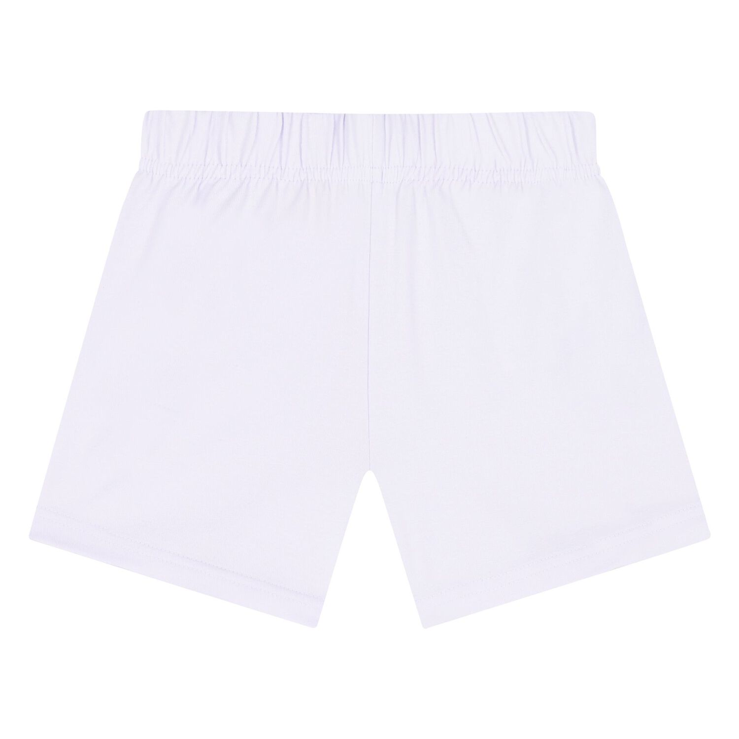 Younger Girls White & Lilac Moana Disney Shorts Set, 1, hi-res