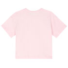 Girls Pink Logo T-Shirt, 1, hi-res