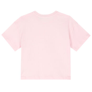 Girls Pink Logo T-Shirt