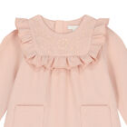 Younger Girls Pink Logo Dress, 1, hi-res