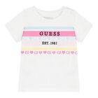 Baby Girls White Logo T-Shirt, 1, hi-res