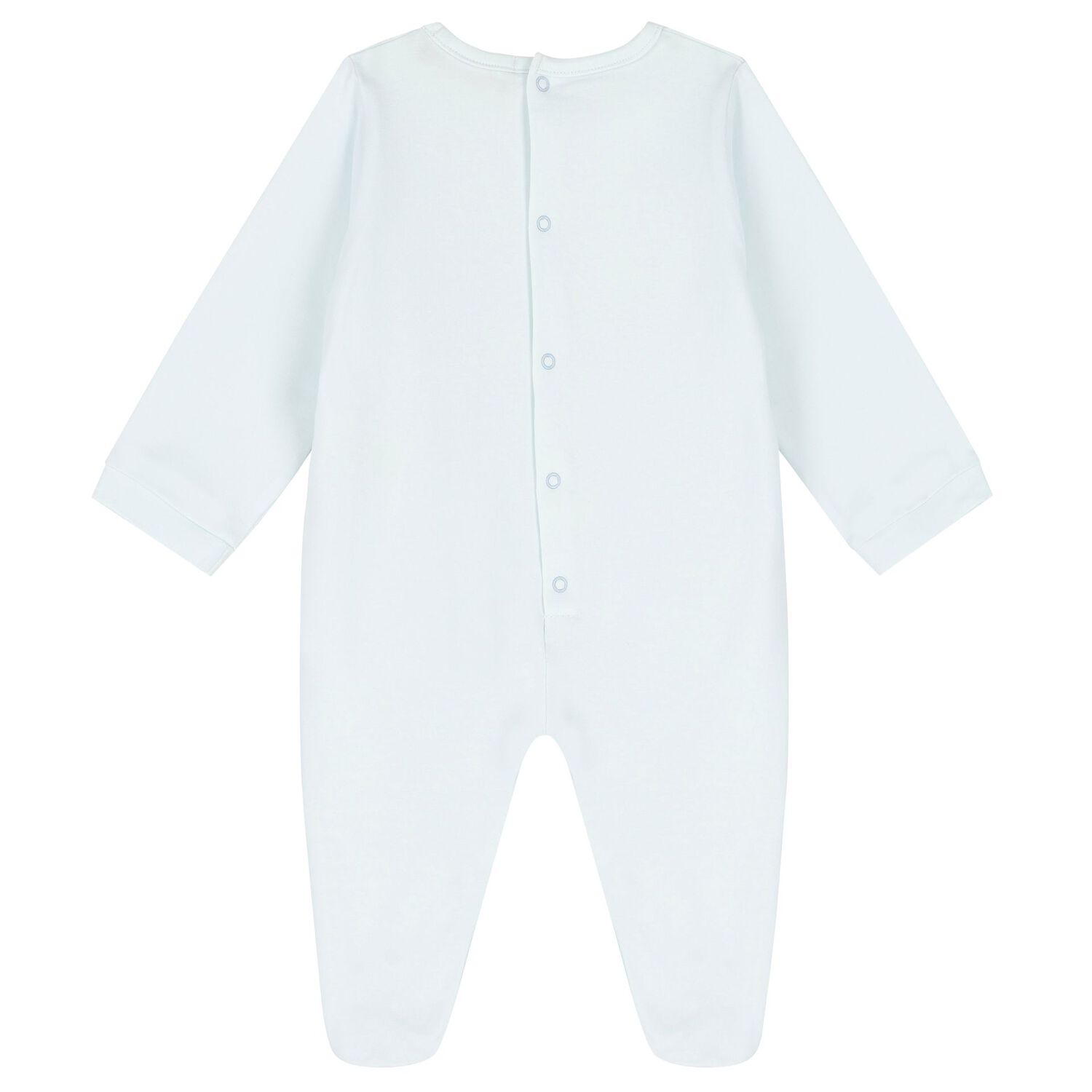 Baby Boys Blue Logo Babygrow, 2, hi-res