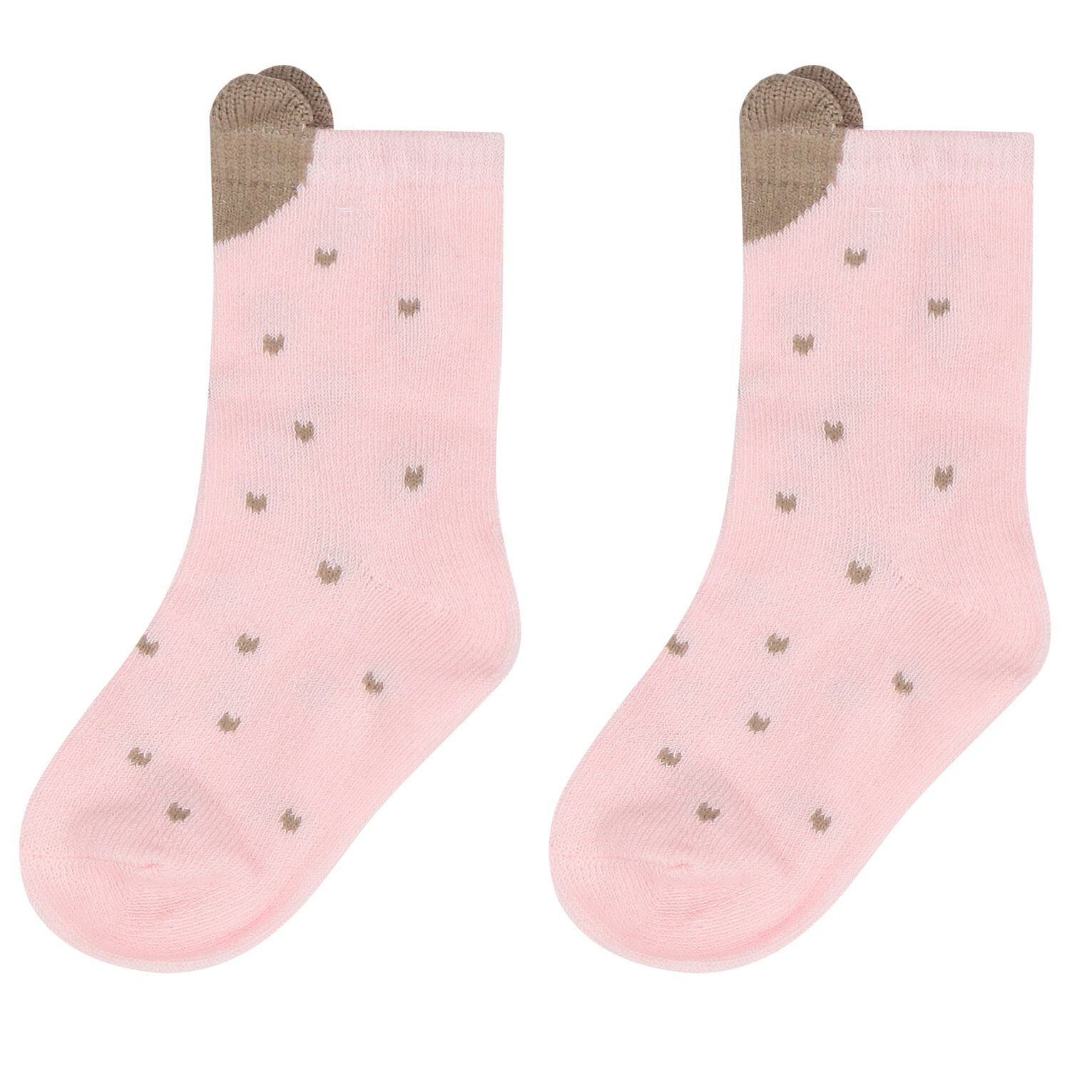 Baby Girls Pink Socks ( 4-Pack ), 1, hi-res image number null