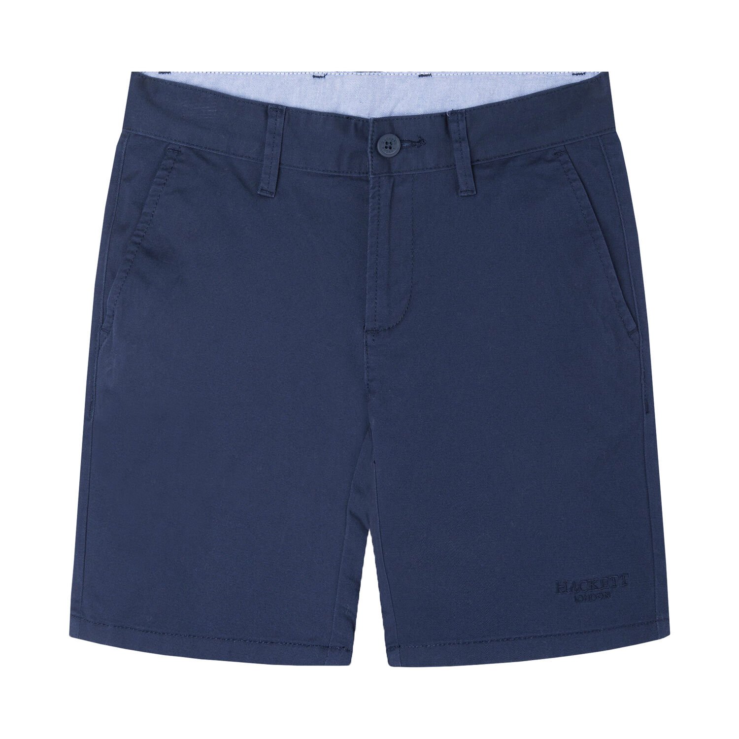 Boys Navy Twill Shorts, 1, hi-res