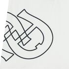 Boys White Logo Polo Shirt , 1, hi-res