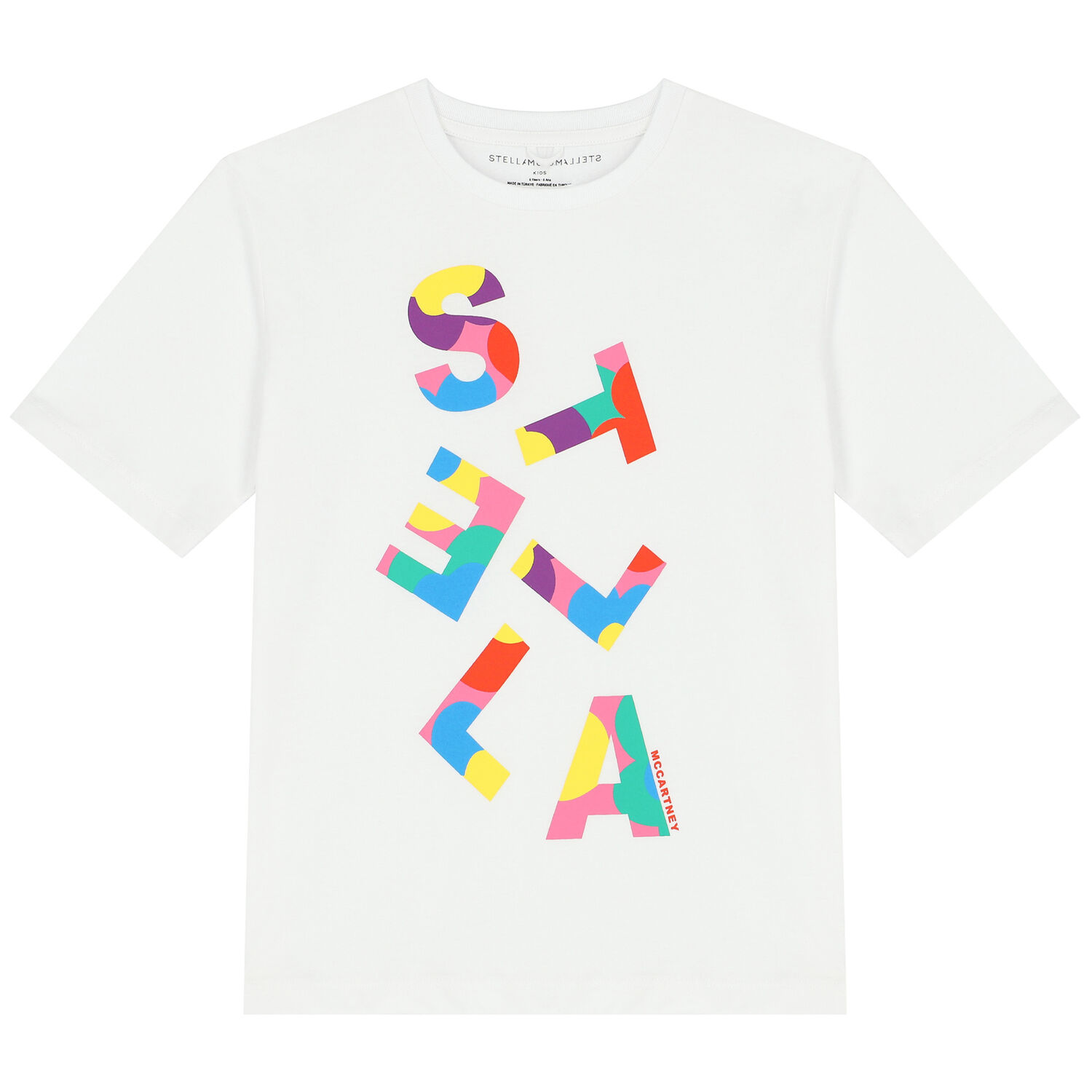 Girls White Logo T-Shirt, 1, hi-res image number null