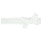 Baby Girls White Shoes & Headband Set, 2, hi-res