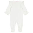 Baby Girls White & Pink Floral Babygrow Gift Set, 1, hi-res