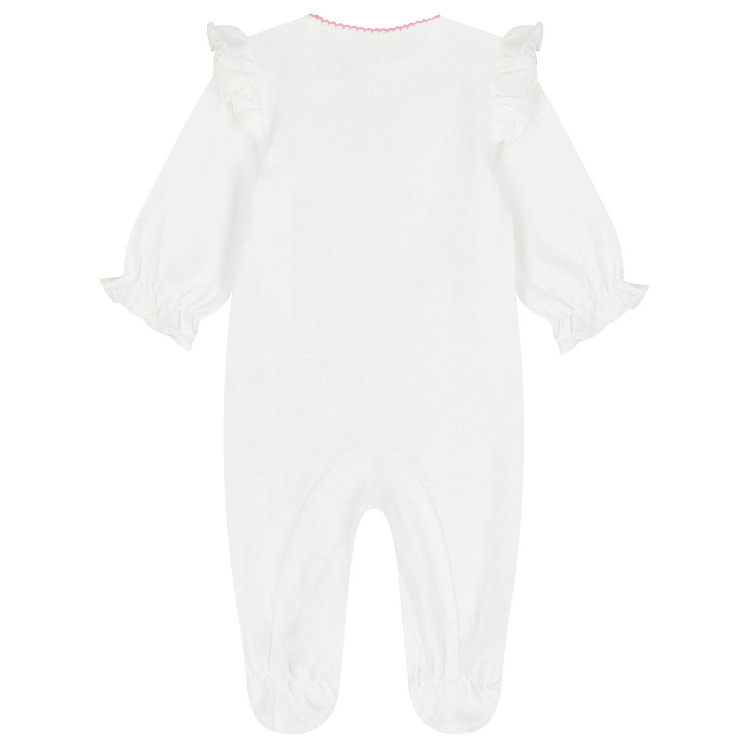 Baby Girls White & Pink Floral Babygrow Gift Set, 1, hi-res