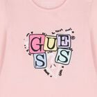 Baby Girls Pink Logo Long Sleeve Top, 2, hi-res