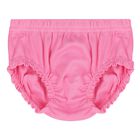 Baby Girls Pink Logo Tulle Dress Set, 2, hi-res