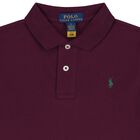 Boys Burgundy Logo Polo Shirt, 1, hi-res