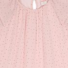 Girls Pink Dots Dress, 1, hi-res