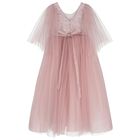 Girls Christell Pink Sequin Tulle Dress, 1, hi-res