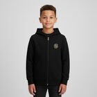 Boys Black Dragon Logo Hooded Top, 1, hi-res