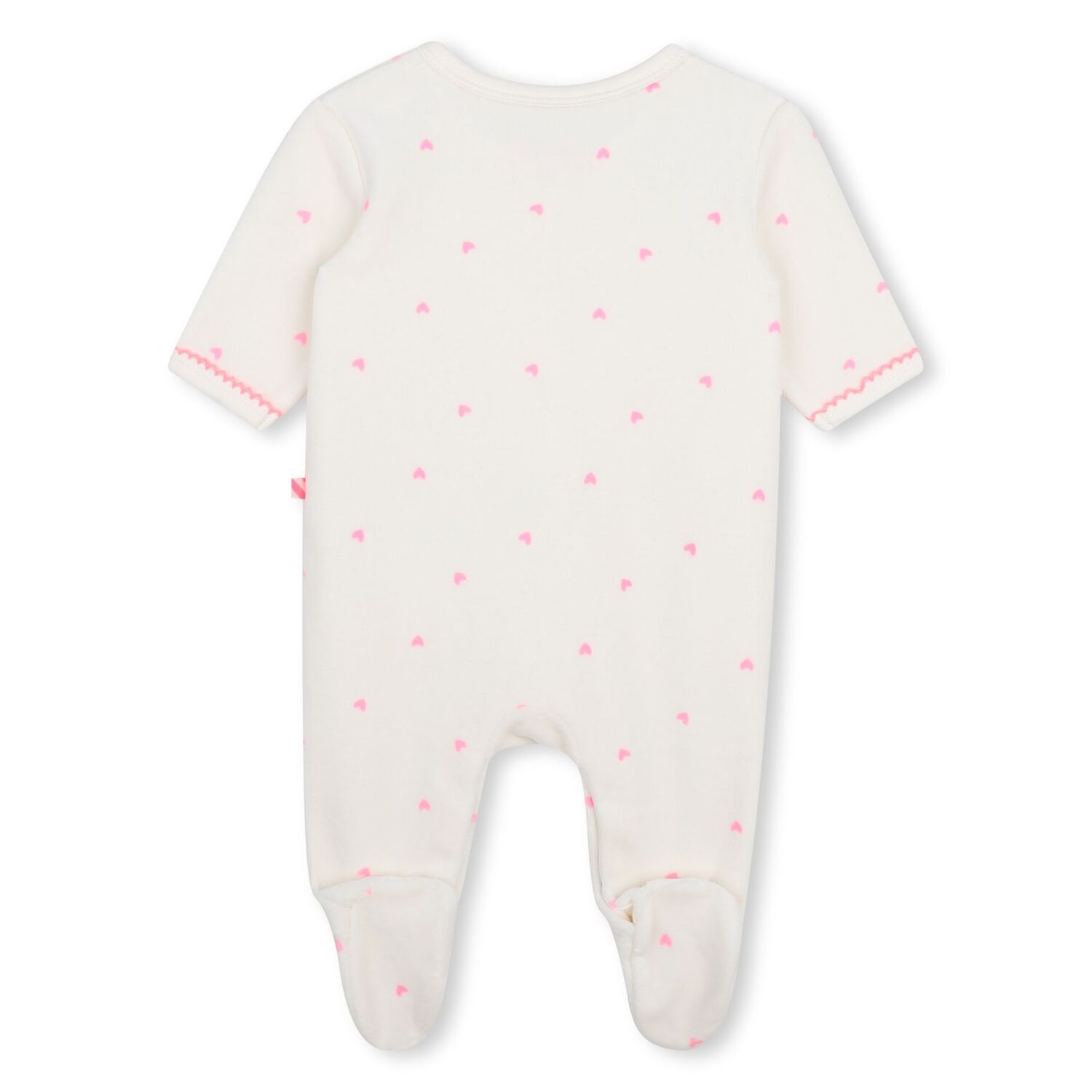 Baby Girls Ivory & Pink Heart Babygrow Gift Set, 1, hi-res