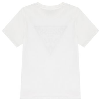 Boys White Logo T-Shirt