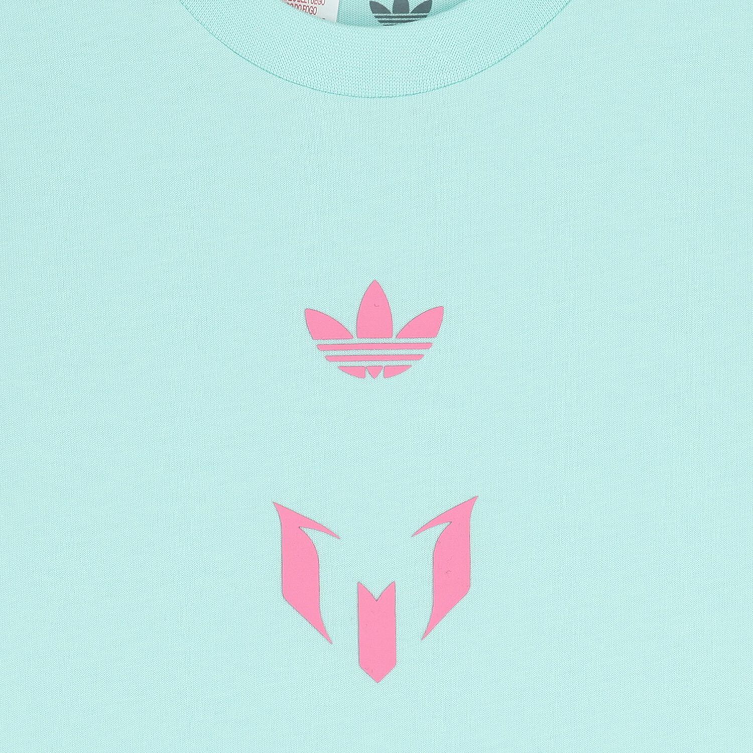 Girls Green Logo Messi T-Shirt, 1, hi-res